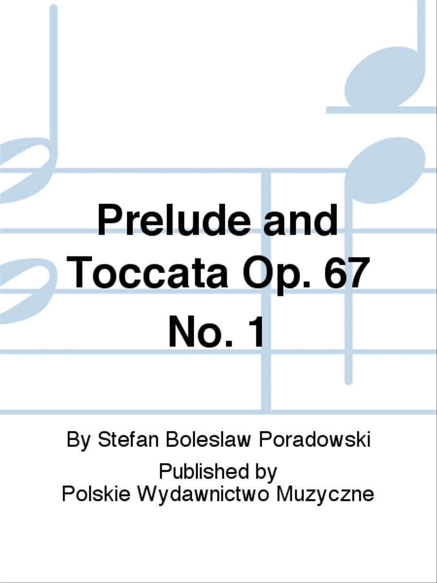 Prelude and Toccata Op. 67 No. 1 Violin Solo scores gallery preview page 1