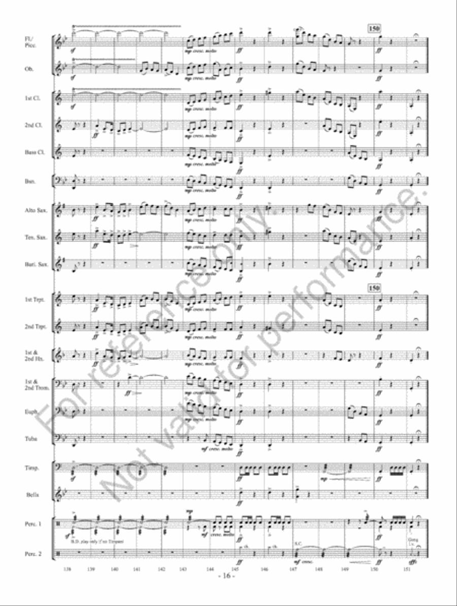 A Pirate's Tale A Pirate's Tale Concert Band scores gallery preview page 17
