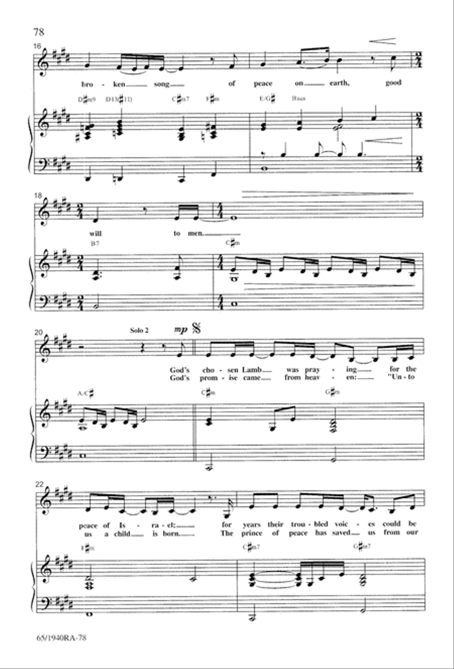 We Will Know Peace 3-Part scores gallery preview page 80