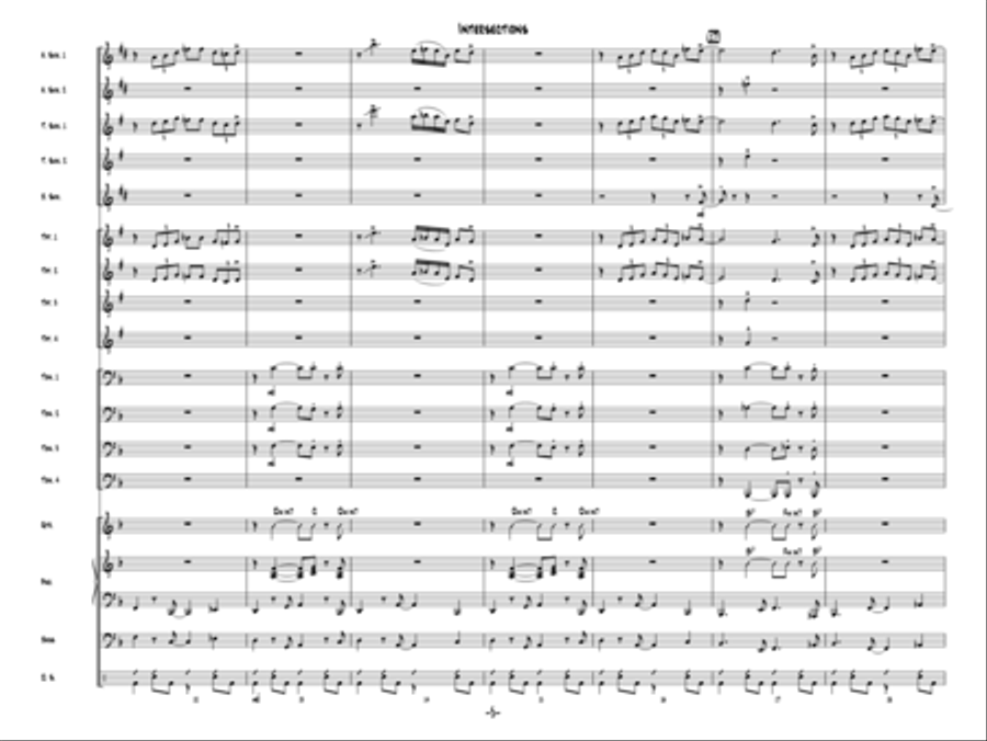 Intersections Jazz Ensemble scores gallery preview page 4