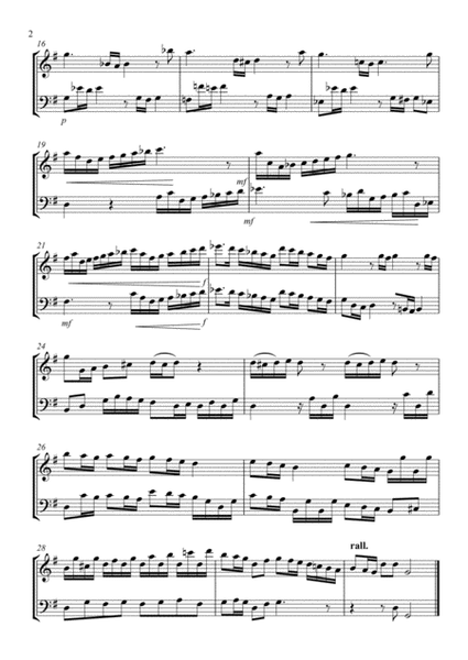 Brandenburg Concerto No. 3: Violin & Cello Duet image number null