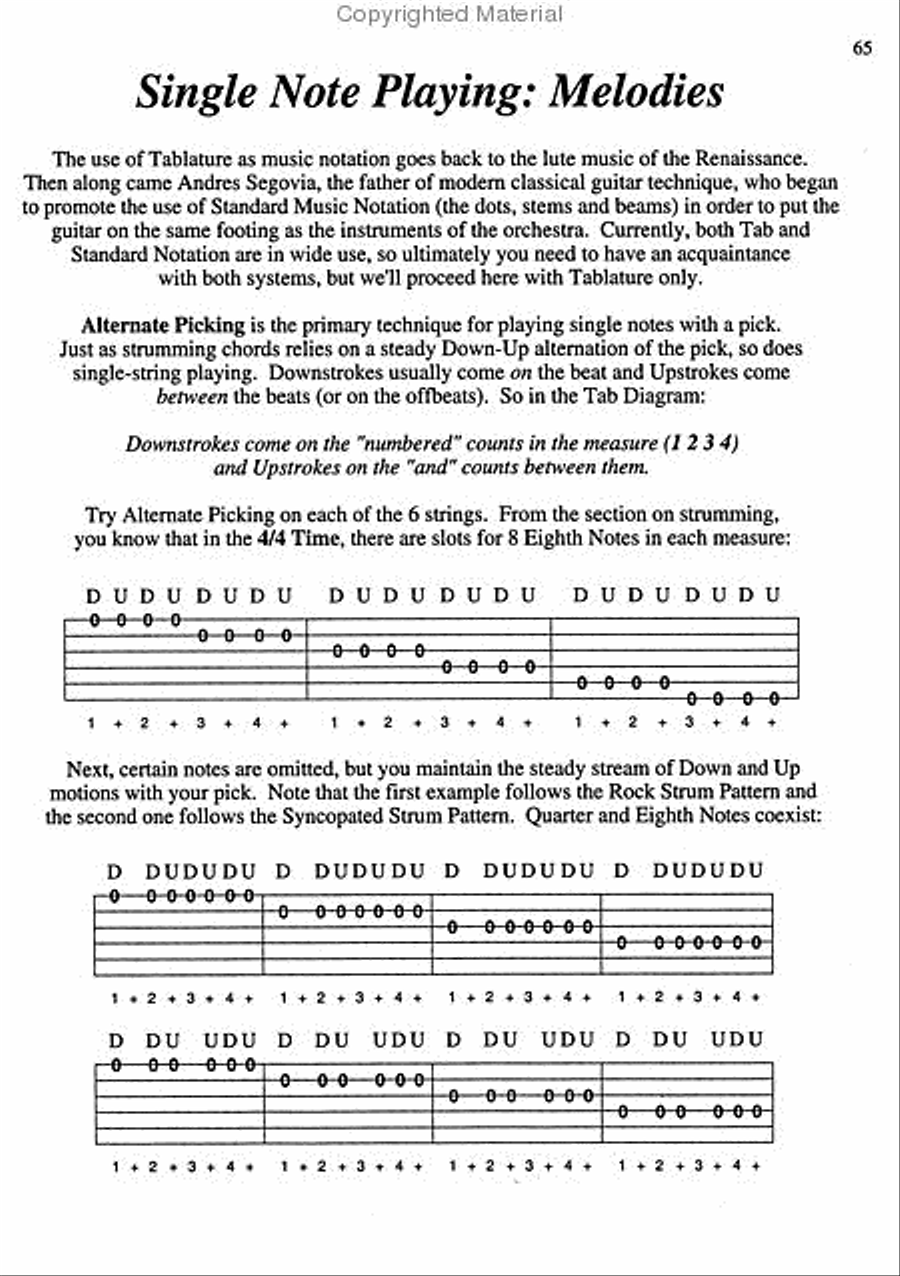 Guitar From Scratch: Streamlined Edition Guitar scores gallery preview page 4