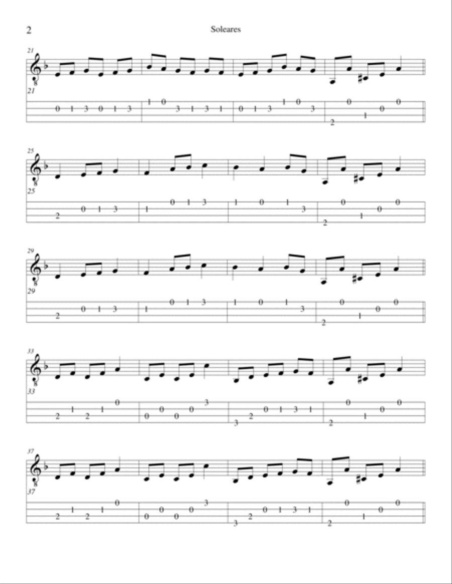 Soleares (for Ukulele) Soleares (for Ukulele) Ukulele scores gallery preview page 2