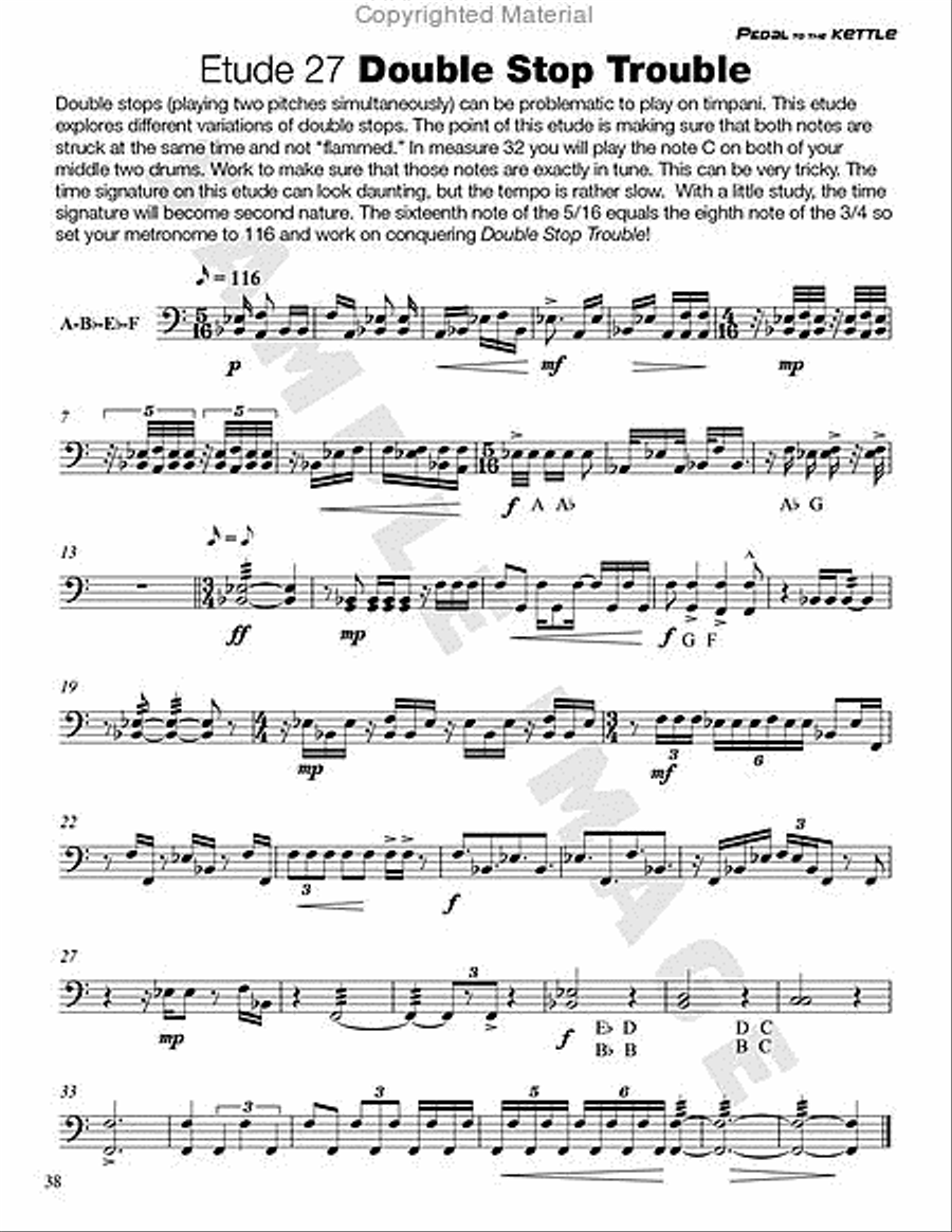 Pedal to the Kettle Percussion scores gallery preview page 16