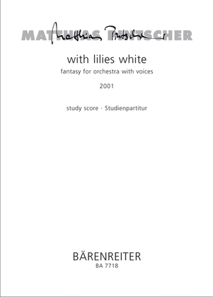 Book cover for With Lilies White (2001)