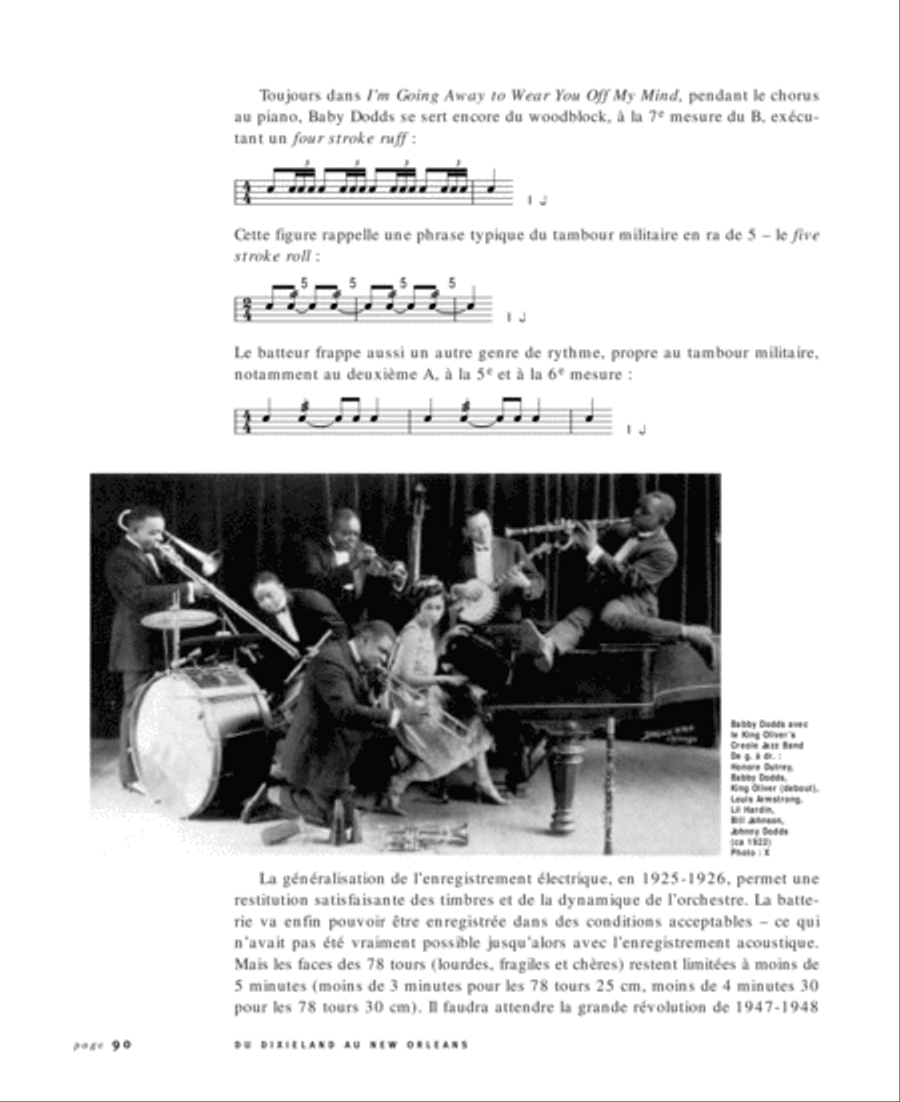 Une histoire de la batterie de jazz Tome 1 Des origines aux annees Swing Drums scores gallery preview page 10