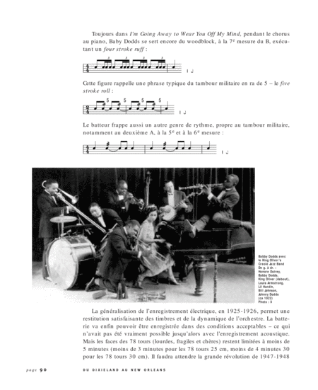 Une histoire de la batterie de jazz Tome 1 Des origines aux annees Swing