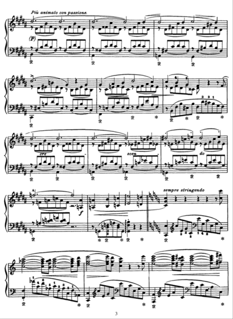 Liszt- Liebestraum No. 3 Liszt- Liebestraum No. 3 Piano Solo scores gallery preview page 3