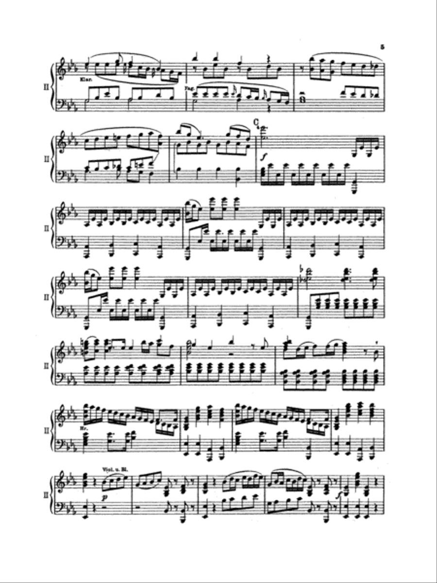 Mozart: Piano Concerto No. 22 in E flat Major, K. 482 Piano scores gallery preview page 5