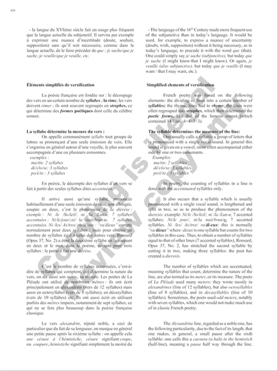 Songs of Gouvy, Volume 1: 40 poèmes de Pierre de Ronsard; 12 poèmes de La Pleïade Piano Accompaniment scores gallery preview page 55