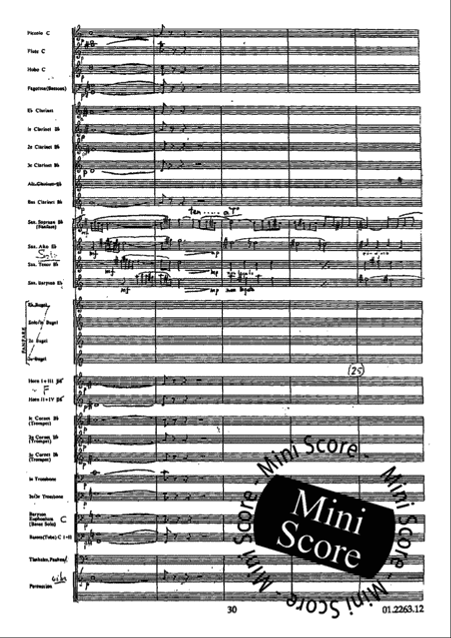 Concerto Grosso Concert Band scores gallery preview page 34