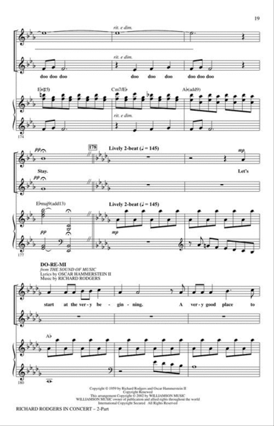Richard Rodgers in Concert (Medley) SSA scores gallery preview page 6