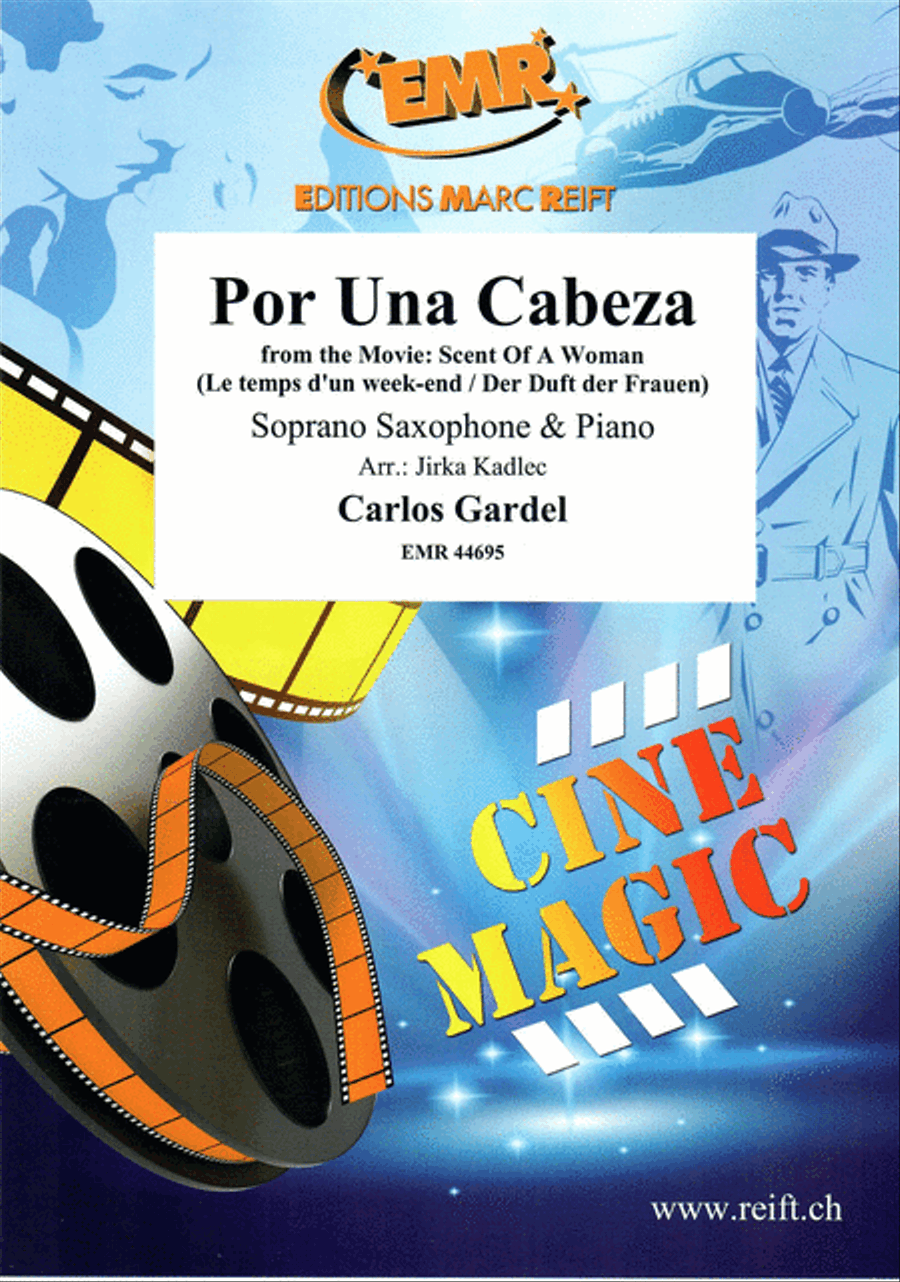 Por Una Cabeza Soprano Saxophone scores gallery preview page 1