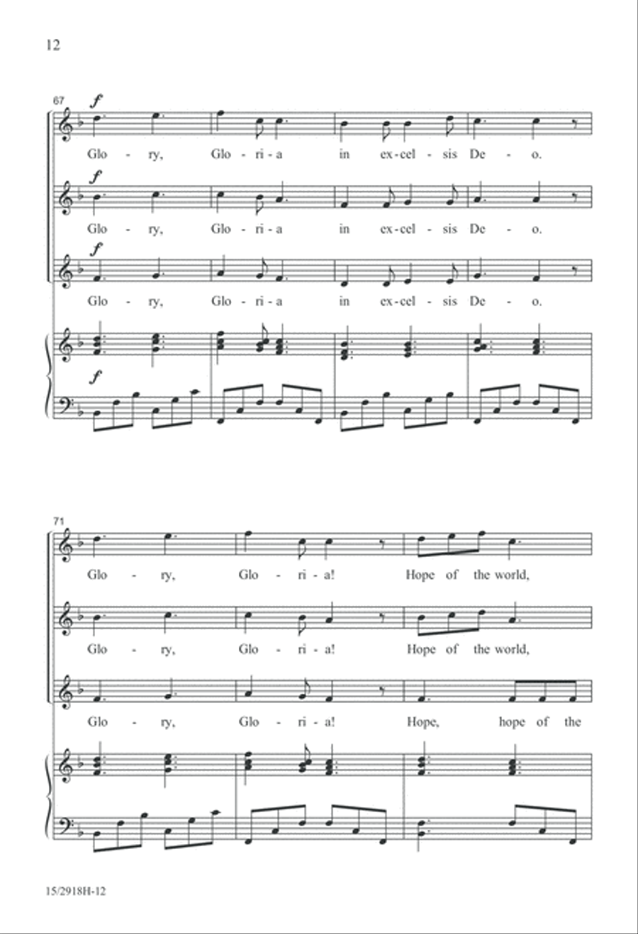 A Festive Noel A Festive Noel SSA scores gallery preview page 13