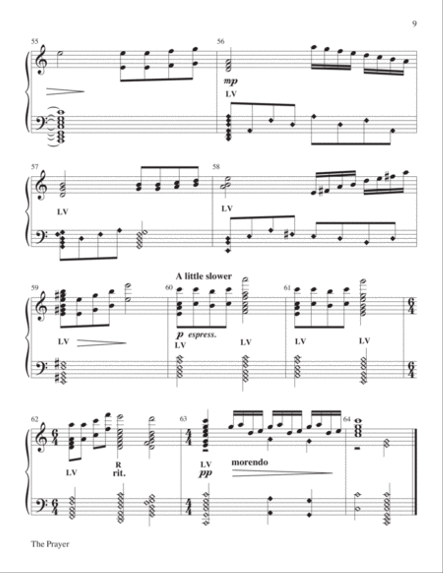 The Prayer The Prayer 5-Octaves scores gallery preview page 10