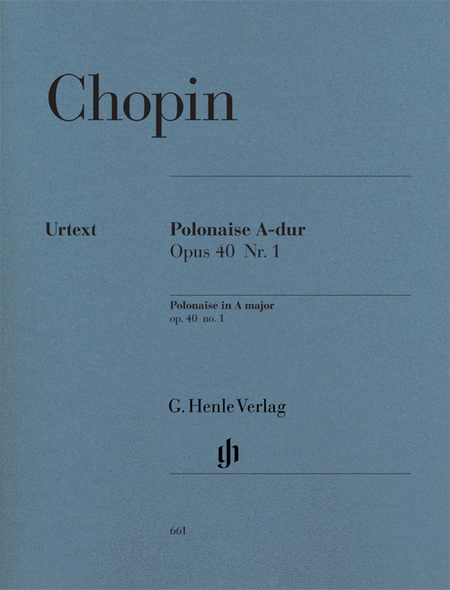 Chopin, Frederic: Polonaise A major op. 40,1 [Militaire]