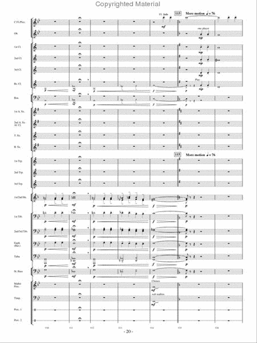 Flight of Valor Concert Band scores gallery preview page 19