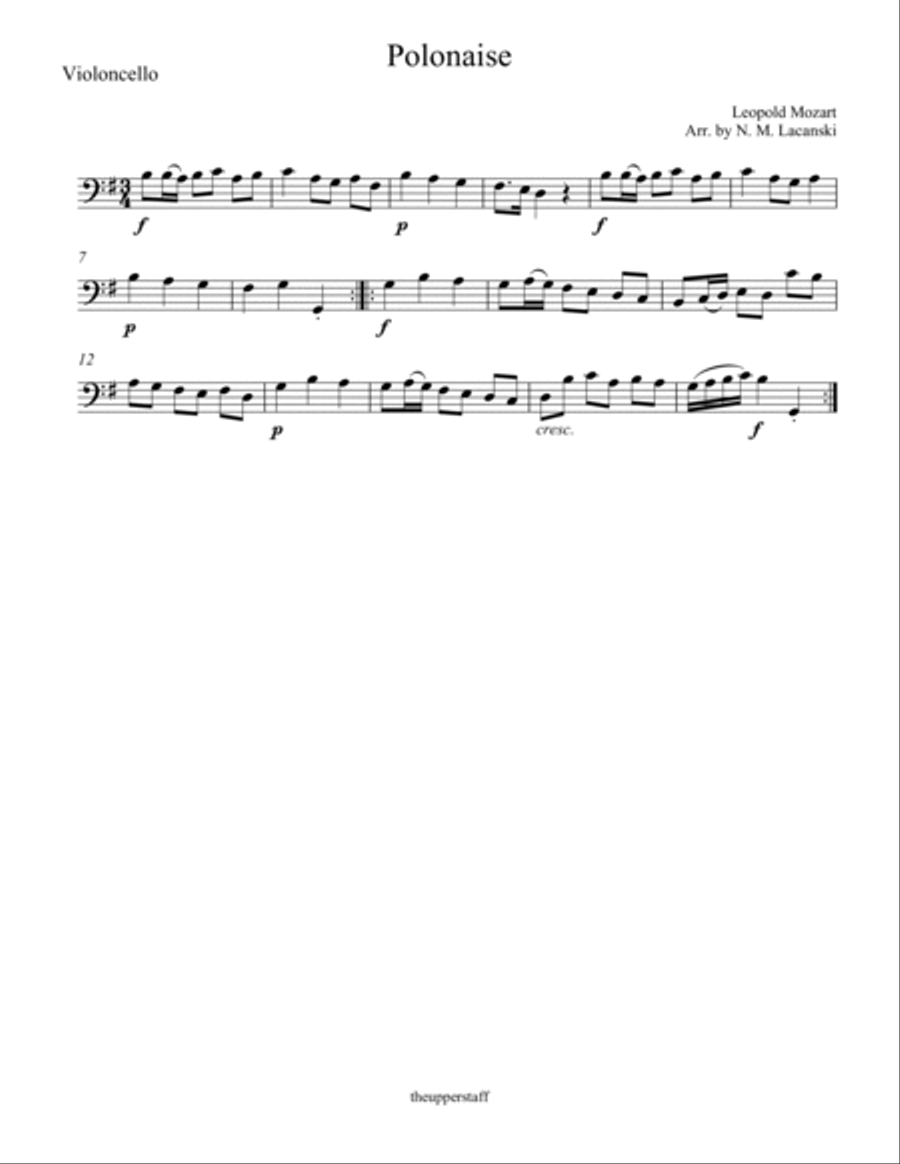 Polonaise String Duet scores gallery preview page 2