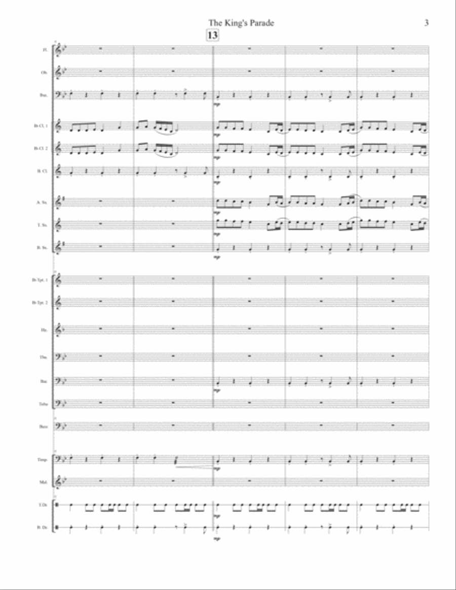 The King's Parade Concert Band scores gallery preview page 3
