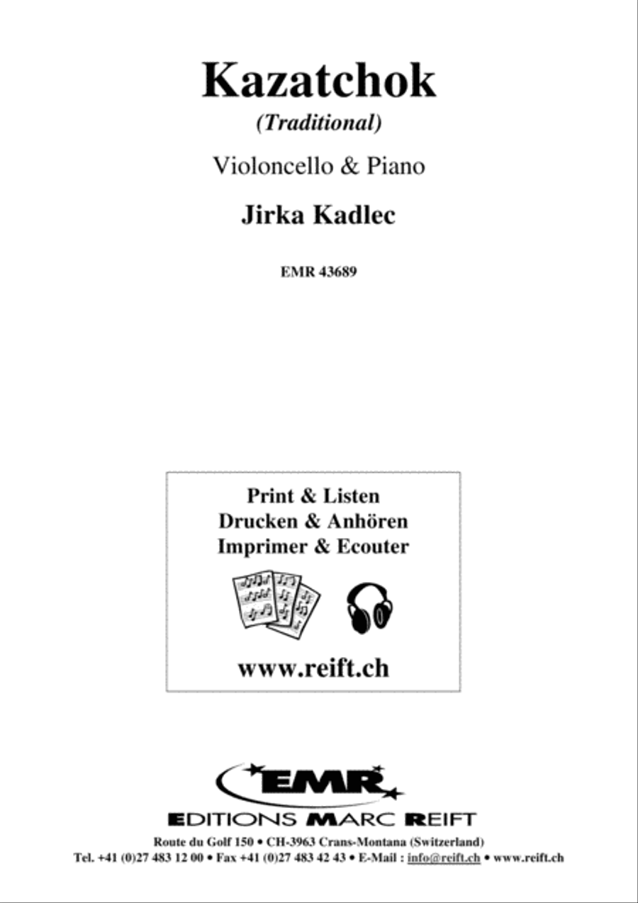 Kazatchok Kazatchok Piano Accompaniment scores gallery preview page 2