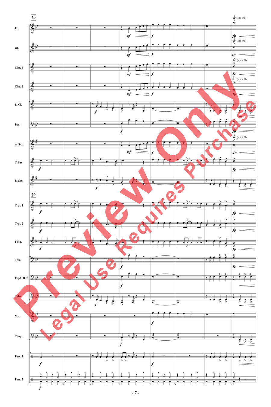 Jingle Jolly Jangle Concert Band scores gallery preview page 7