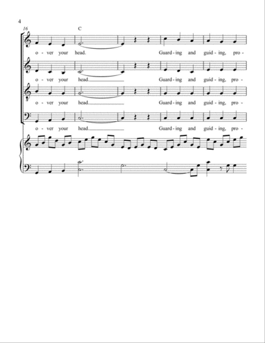 Angels (S.A.T.B.) 4-Part scores gallery preview page 4