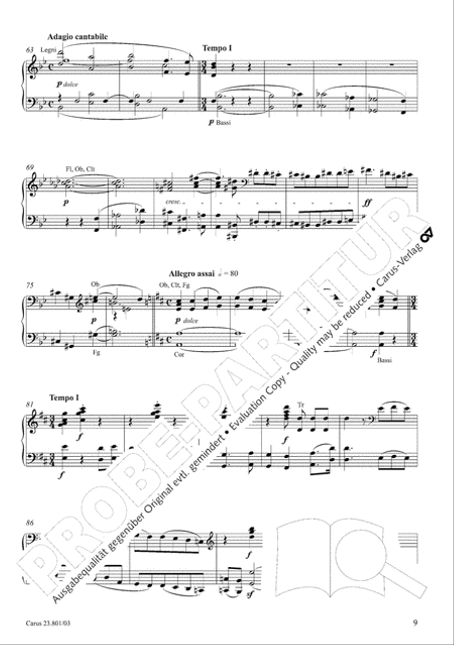 Symphony No. 9, Op. 125 - Finale (Choral Symphony) 4-Part scores gallery preview page 10