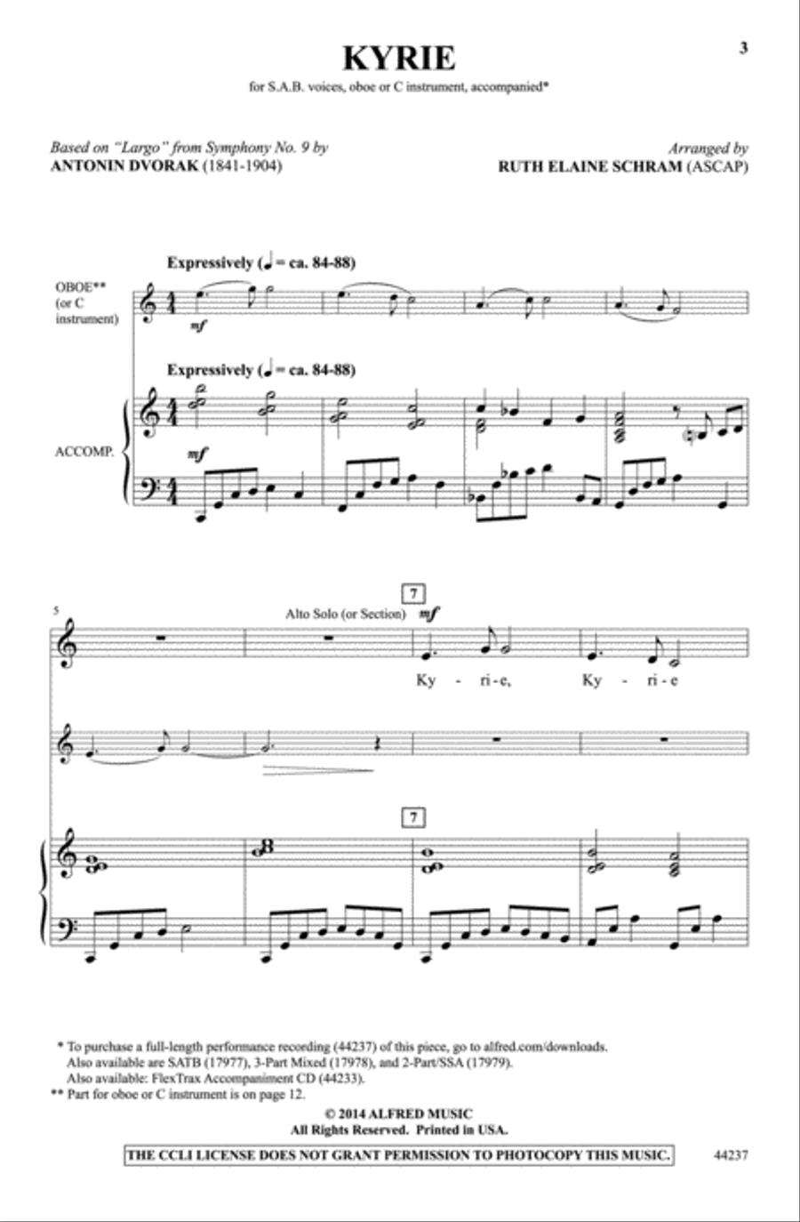 Kyrie Choir scores gallery preview page 2