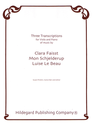 Three Transcriptions