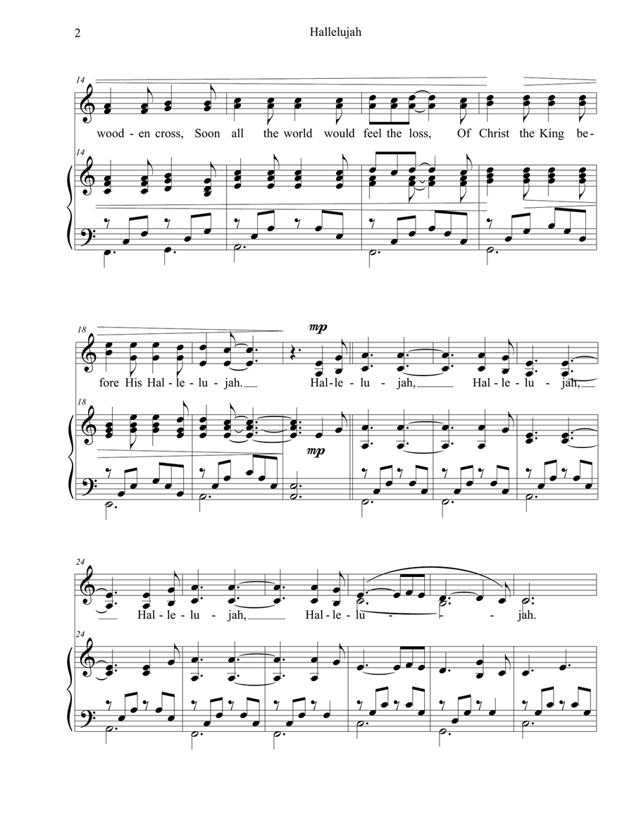 Hallelujah SA scores gallery preview page 2