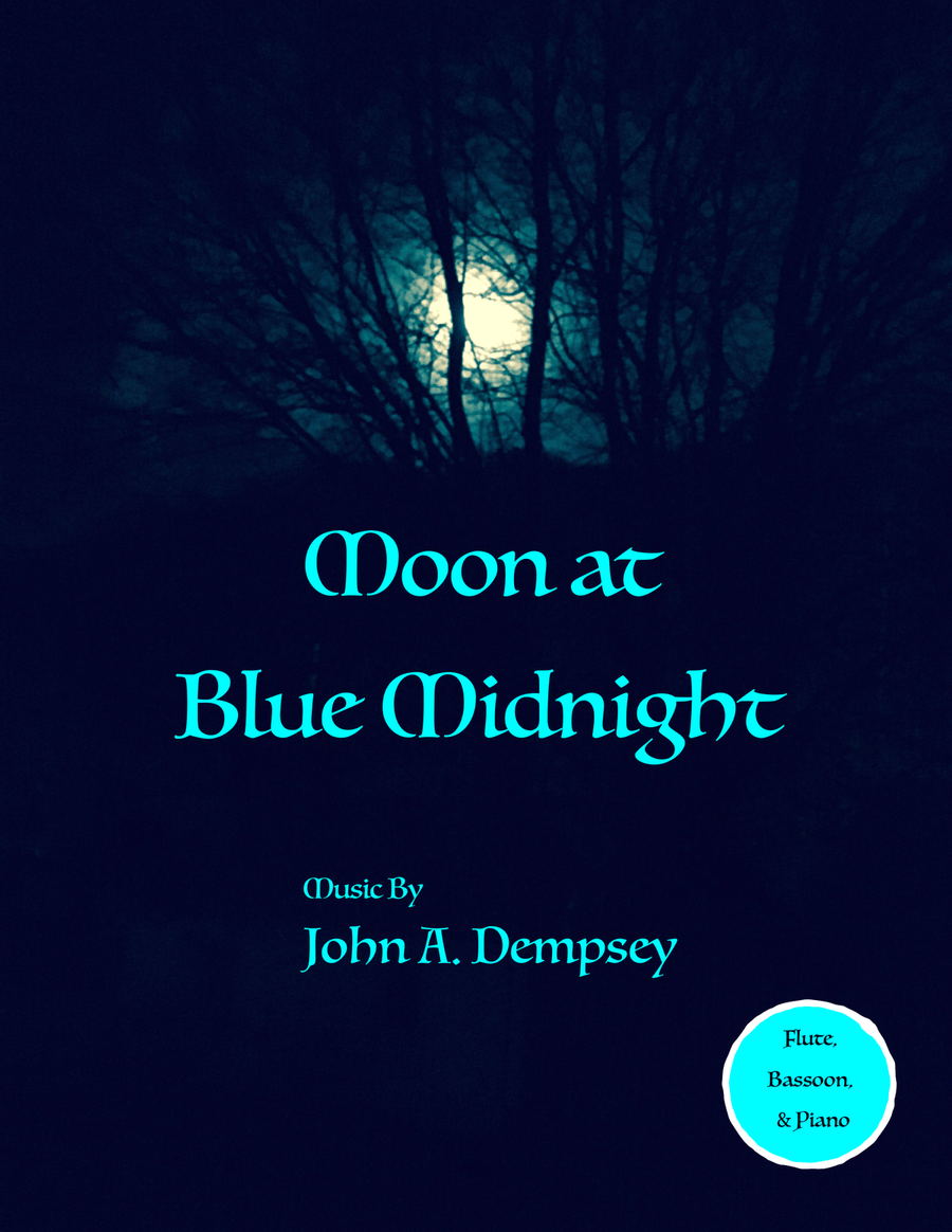 Moon at Blue Midnight (Trio for Flute, Bassoon and Piano) Small Ensemble scores gallery preview page 1
