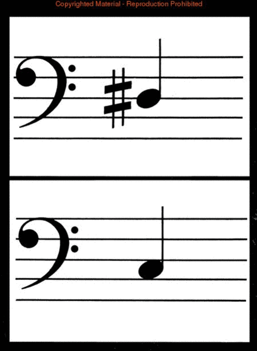 Flash Cards - Chromatic Lines & Spaces Piano Method scores gallery preview page 3