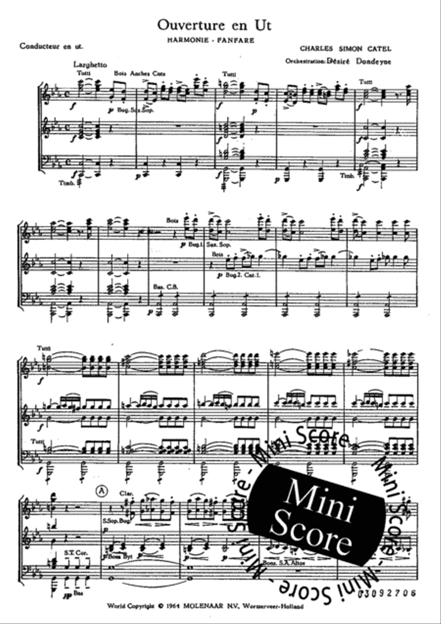Overture en Ut Concert Band scores gallery preview page 5