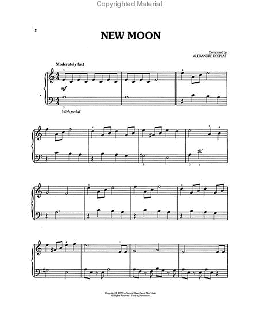 The Twilight Saga - New Moon: The Score Easy Piano scores gallery preview page 2