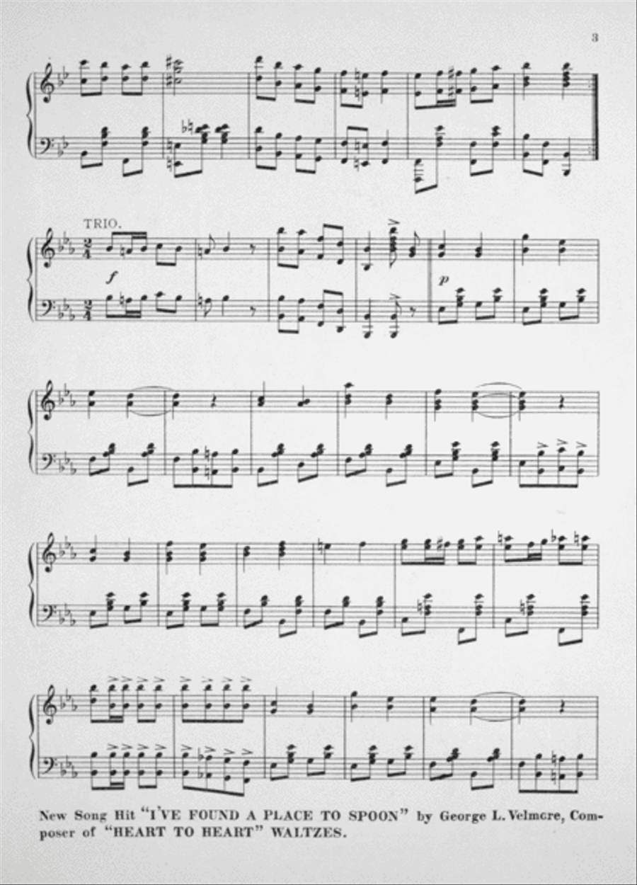 The Auto Patrol. March and Two-Step Piano Solo scores gallery preview page 3