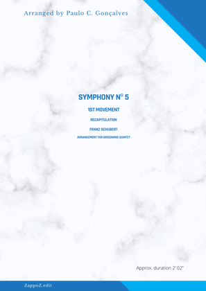 SYMPHONY Nº 5 - 1st Movement - Recapitulation - FRANZ SCHUBERT