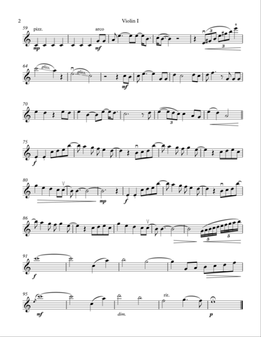 Lucky String Quartet scores gallery preview page 2