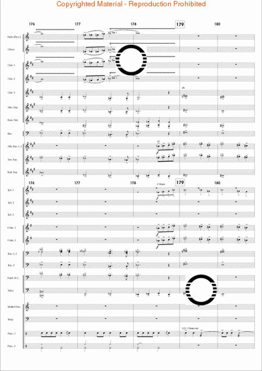 Black Granite III Concert Band scores gallery preview page 37