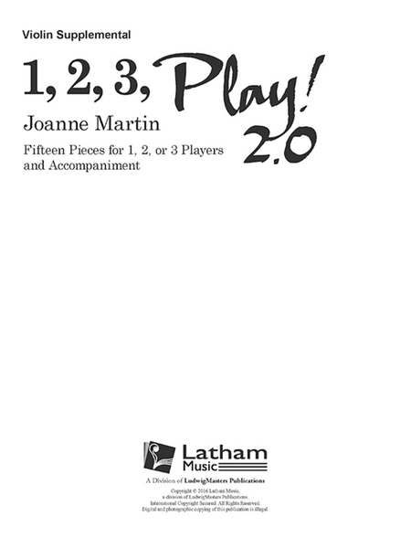 1, 2, 3 Play! 2.0 Supplemental Violin Part
