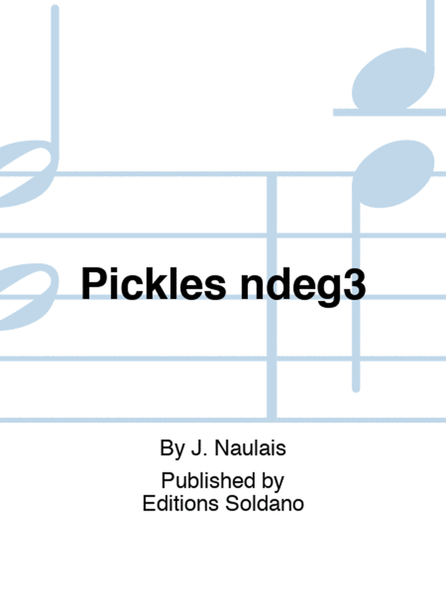 Pickles n°3