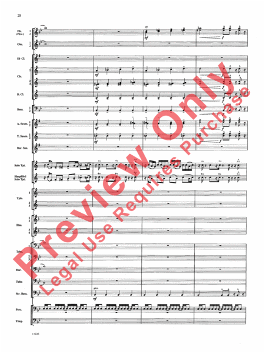 American Jazz Suite American Jazz Suite Concert Band scores gallery preview page 29