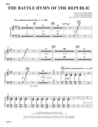 Battle Hymn of the Republic (arr. Roy Ringwald) - Harp