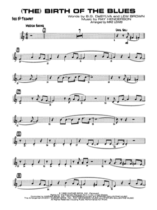 (The) Birth of the Blues: 3rd B-flat Trumpet