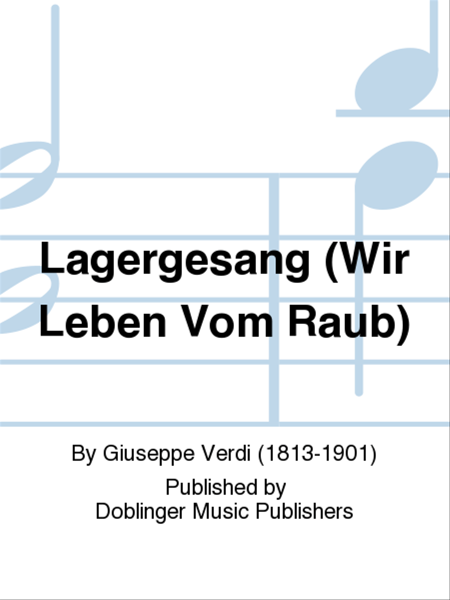 Lagergesang (Wir leben vom Raub) Men's Choir scores gallery preview page 1