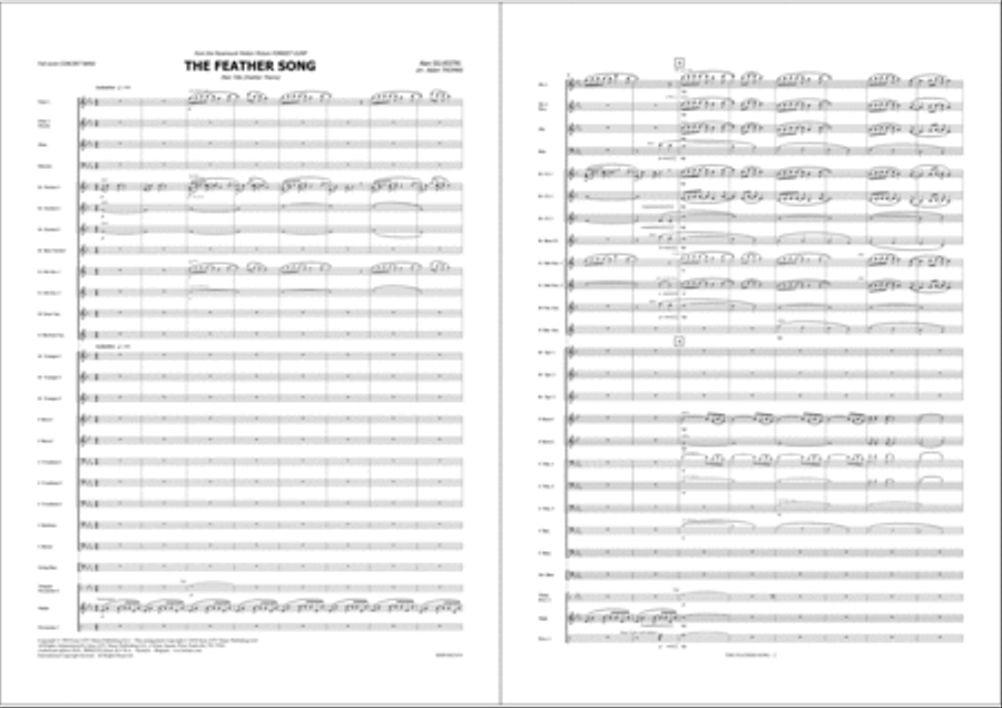 The Feather Song The Feather Song Concert Band scores gallery preview page 3