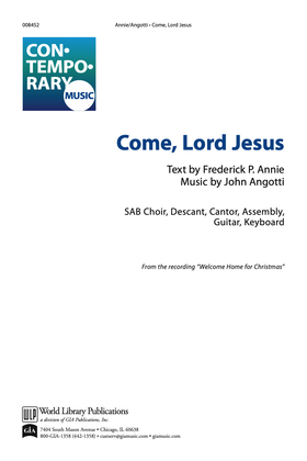 Book cover for Come Lord Jesus