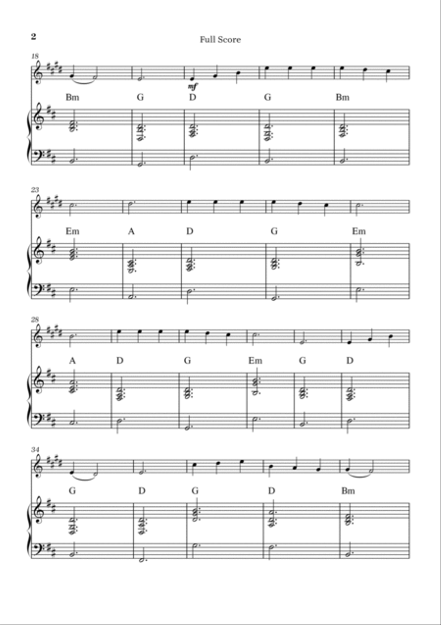 Wonderful, Merciful Savior B-Flat Trumpet scores gallery preview page 2