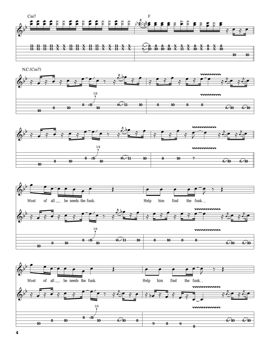 Flashlight Acoustic Guitar scores gallery preview page 4