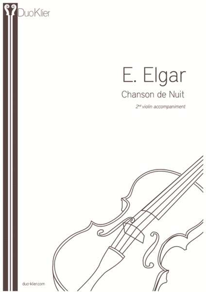 Elgar - Chanson de Nuit, 2nd violin accompaniment