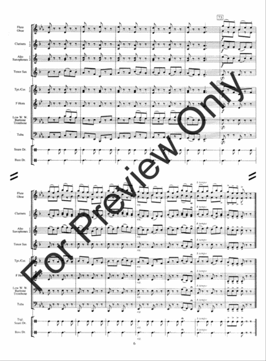 Two Irish Favorites Concert Band scores gallery preview page 9